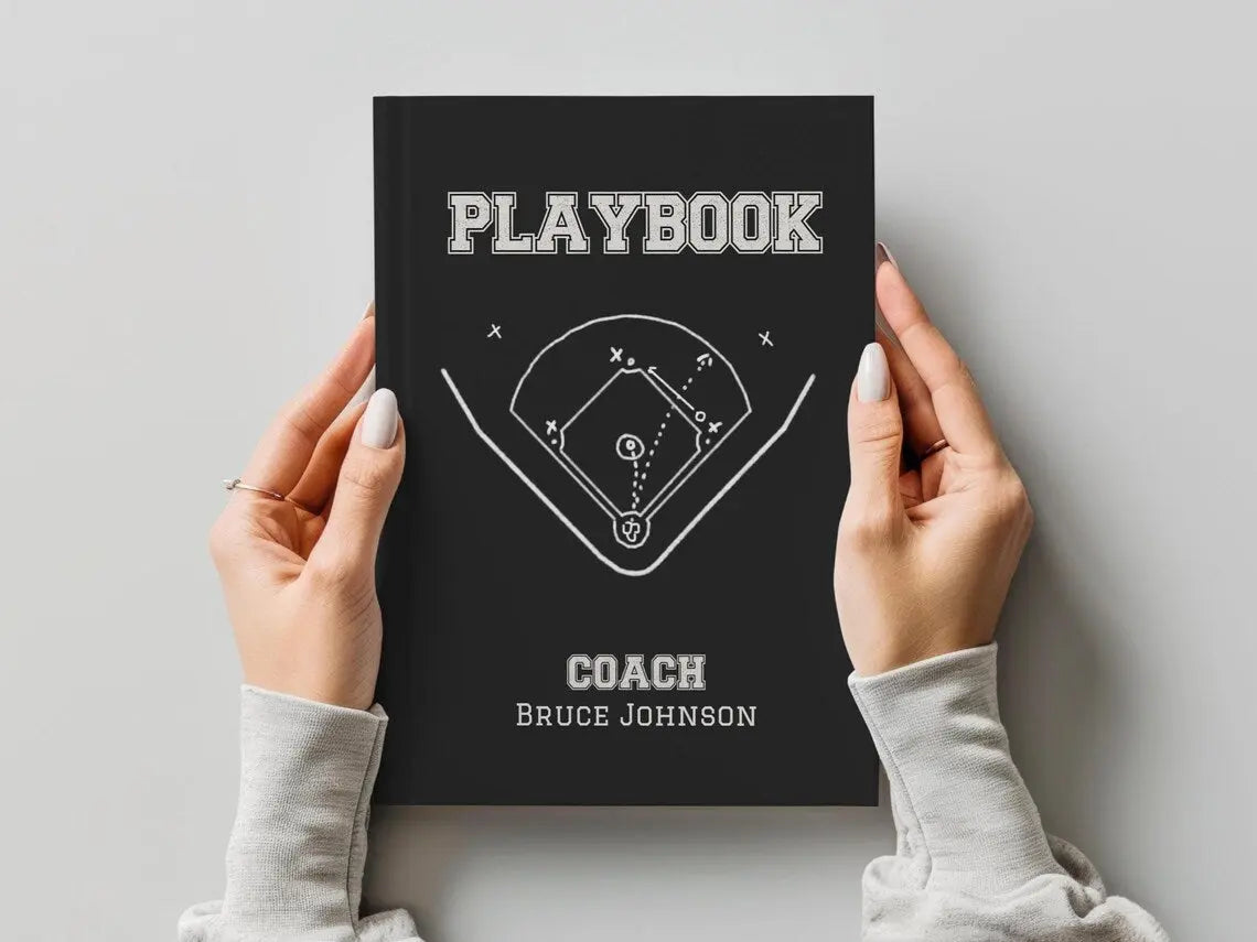 Youth sports coach gifts - personalized notebooks and mugs for volunteer coaches