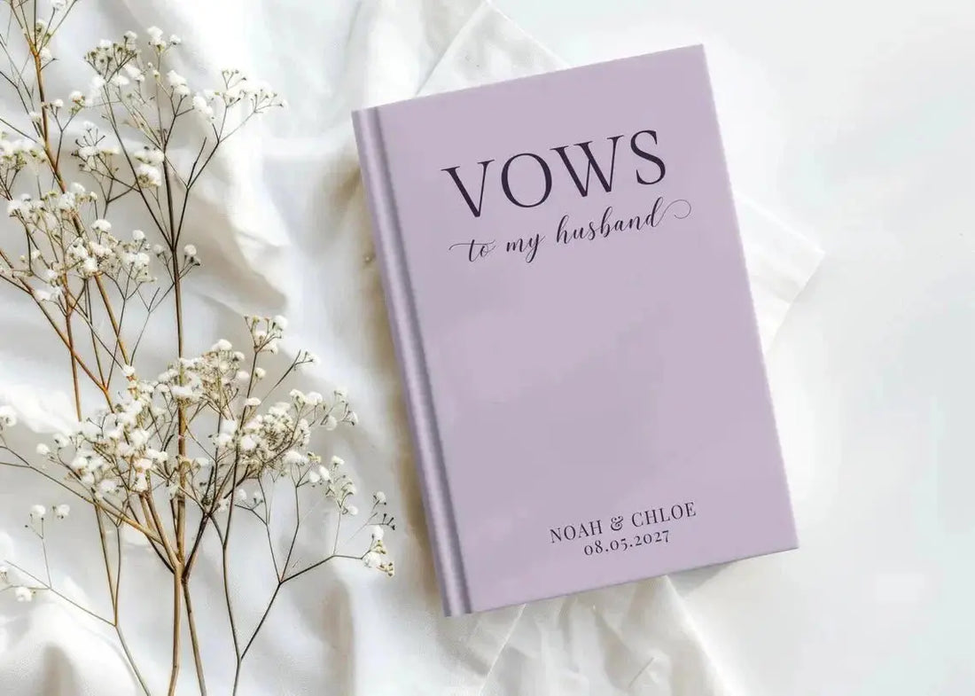 Personalized Vow Books: A Beautiful Way to Hold the Words That Matter Most - JOVILO