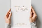 Personalized Teacher Journal Custom Teacher Notebook JOVILO