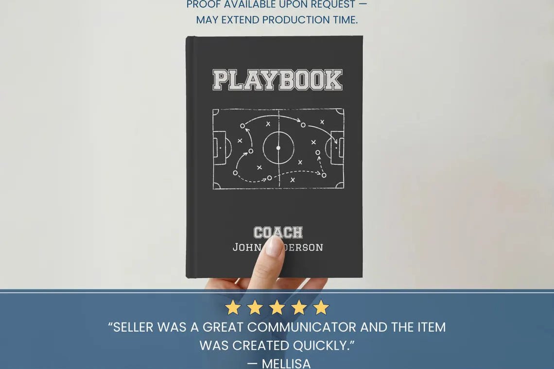 Baseball Coach Notebook - Custom Gift for Baseball Coach - JOVILO