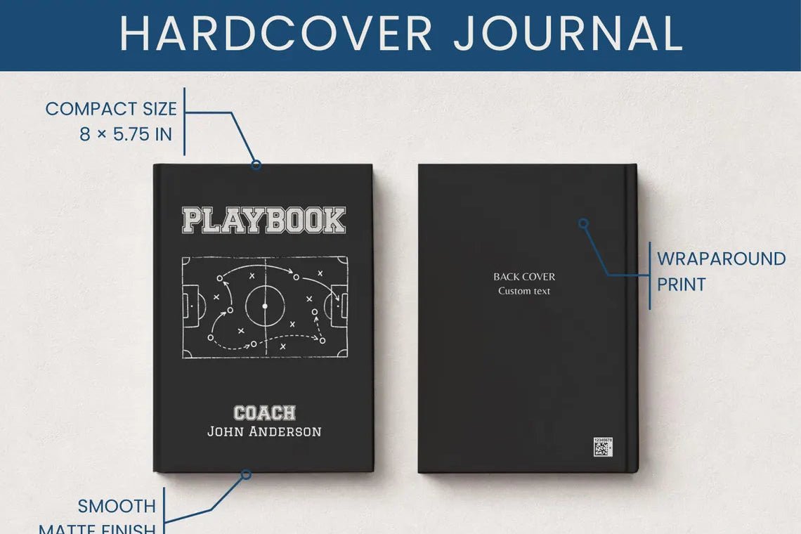 Baseball Coach Notebook - Custom Gift for Baseball Coach - JOVILO