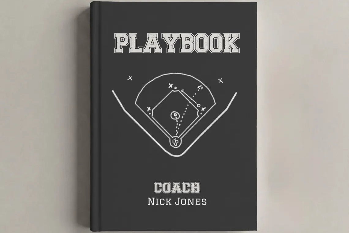 Baseball Coach Notebook - Custom Gift for Baseball Coach - JOVILO