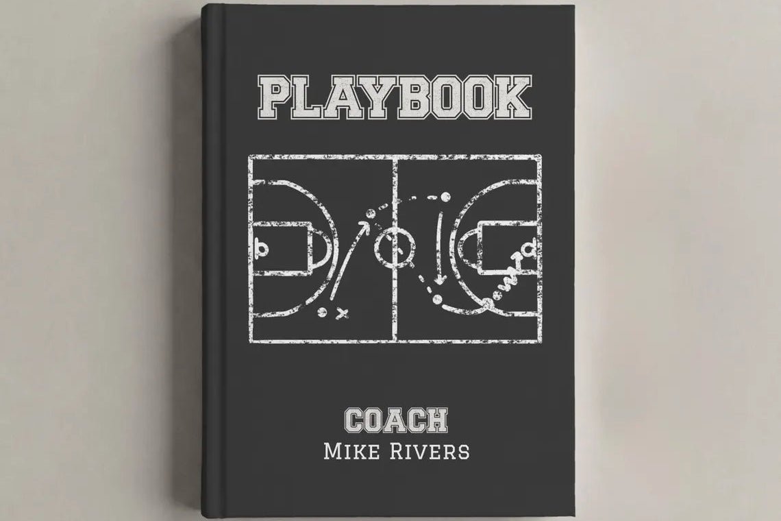 Basketball Coach Notebook - Custom Gift for Basketball Coach - JOVILO