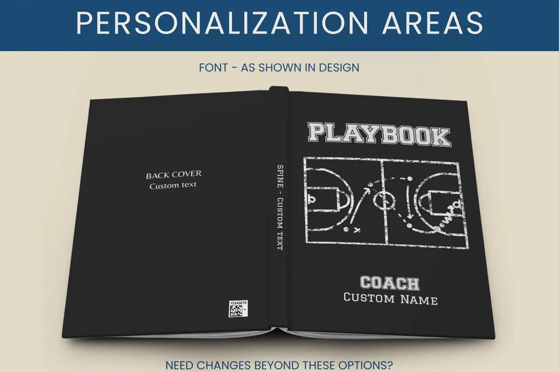 Basketball Coach Notebook - Custom Gift for Basketball Coach - JOVILO