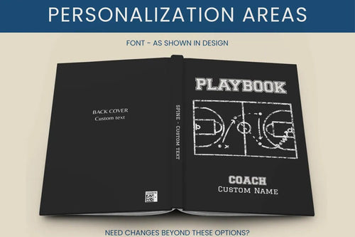 Basketball Coach Notebook - Custom Gift for Basketball Coach - JOVILO