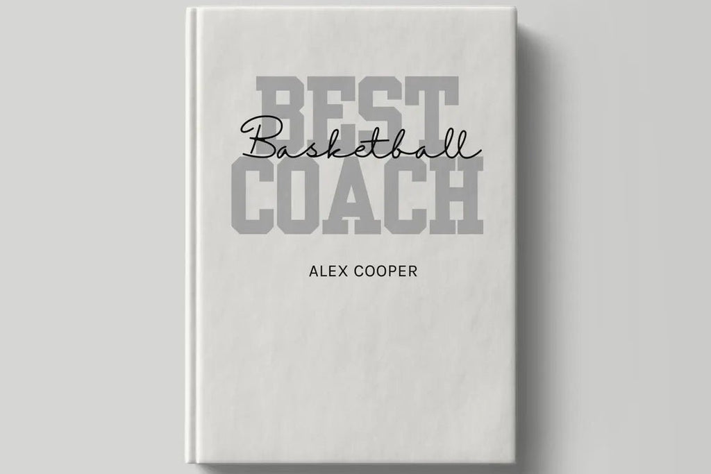 Basketball Coach Notebook - Personalized Coach Appreciation Journal - JOVILO