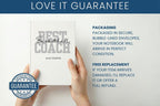 Basketball Coach Notebook - Personalized Coach Appreciation Journal - JOVILO