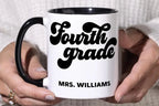 Personalized Fourth Grade Teacher Mug JOVILO