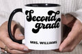 Personalized Second Grade Teacher Mug JOVILO
