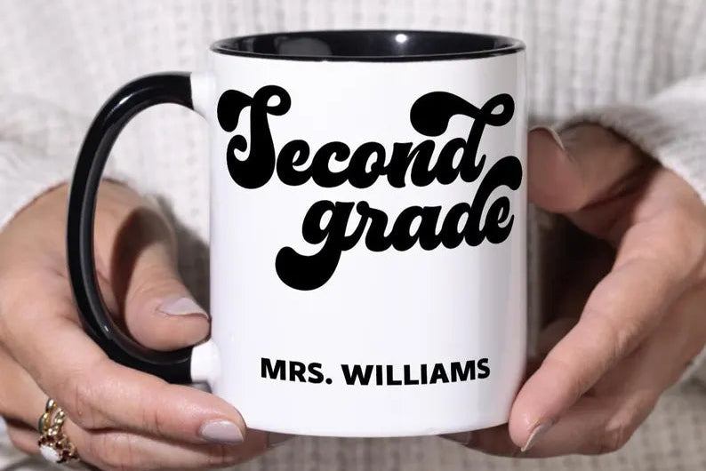 Personalized Second Grade Teacher Mug JOVILO