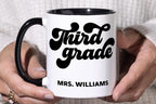 Personalized Third Grade Teacher Mug JOVILO
