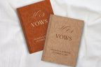 Blue Wedding Vow Books for Bride and Groom - Personalized Lace Hardcover Keepsake Set - JOVILO