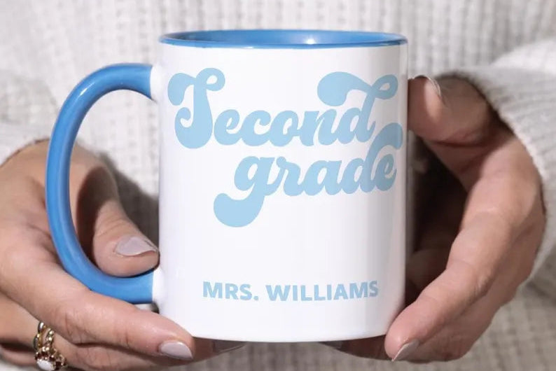 Personalized Second Grade Teacher Mug JOVILO