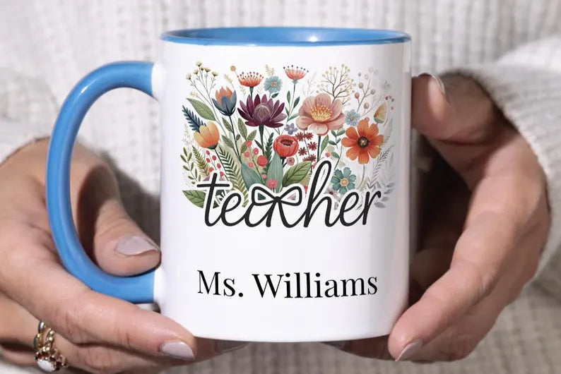 Personalized Teacher Mug - Custom Teacher Gift JOVILO