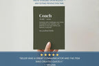 Coach Definition Journal - Custom Hardcover Notebook for Head Coach - JOVILO