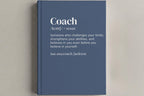 Coach Definition Journal - Custom Hardcover Notebook for Head Coach - JOVILO