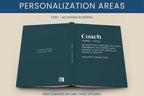 Coach Definition Journal - Custom Hardcover Notebook for Head Coach - JOVILO