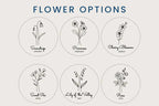 Personalized 18th Birthday Gift Name Journal Month Flower Notebook JOVILO