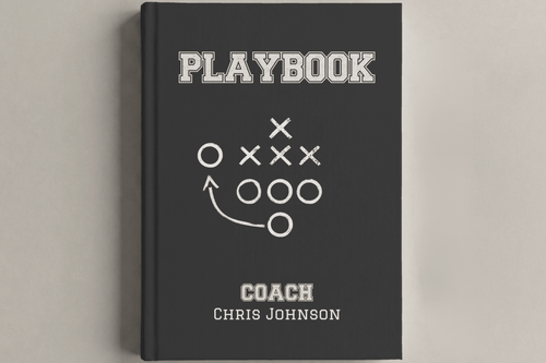 Football Coach Notebook - Custom Gift for Football Coach - JOVILO