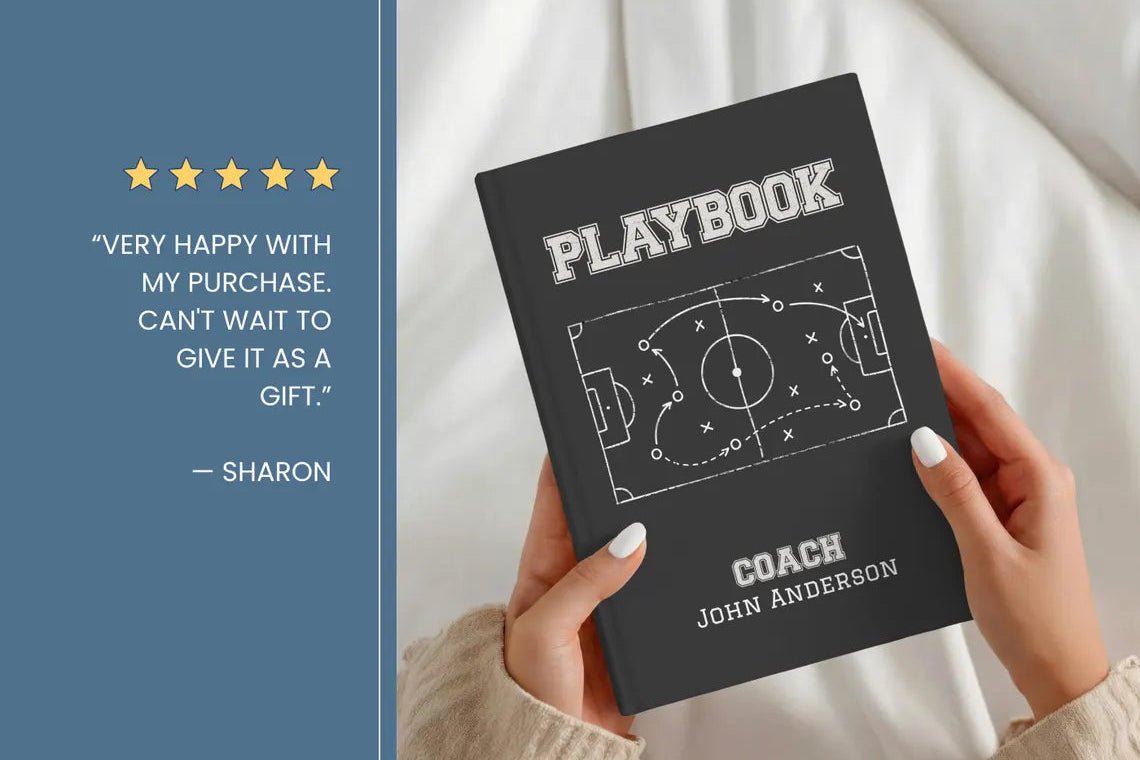 Ice Hockey Coach Notebook - Custom Gift for Ice Hockey Coach - JOVILO