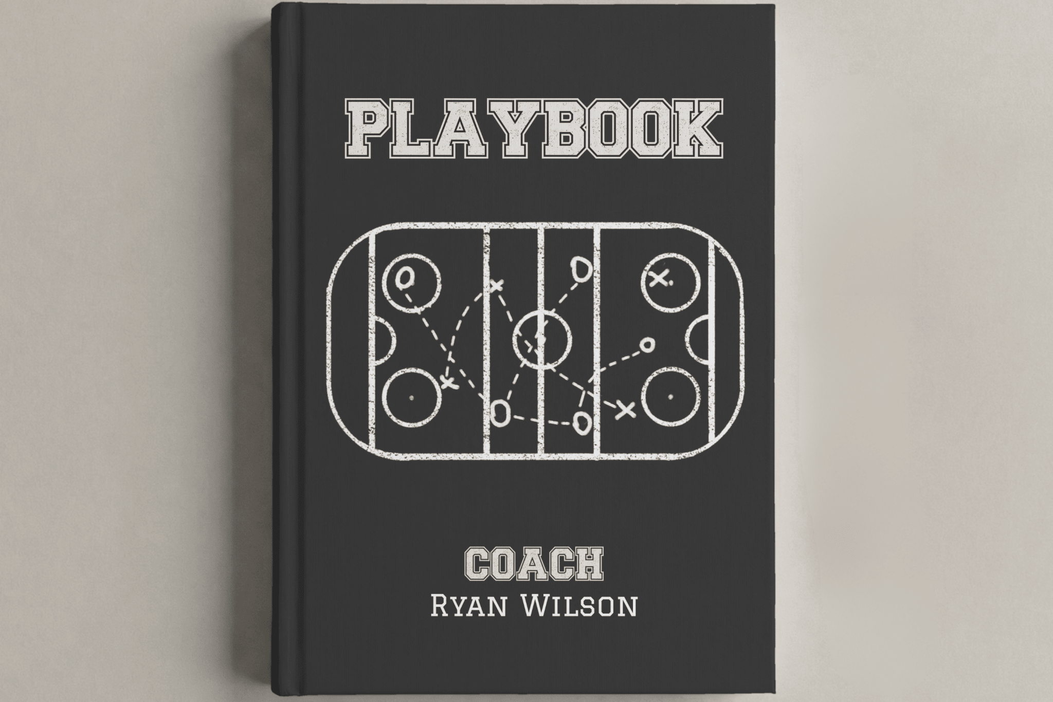 Ice Hockey Coach Notebook - Custom Gift for Ice Hockey Coach - JOVILO