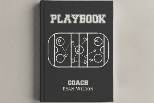 Ice Hockey Coach Notebook - Custom Gift for Ice Hockey Coach - JOVILO