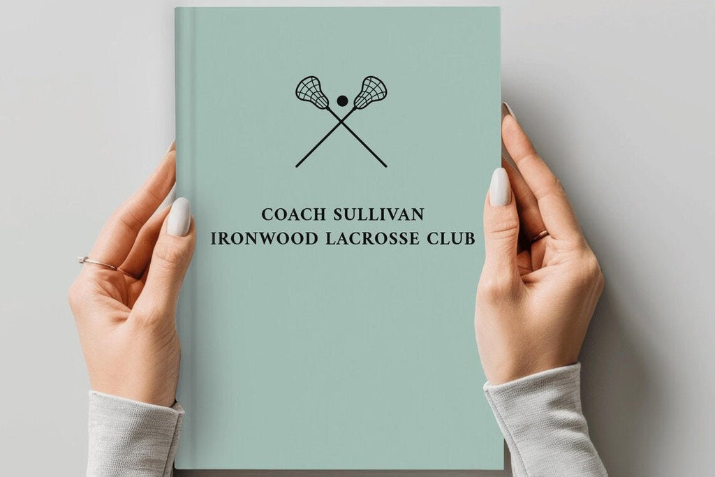 Lacrosse Coach Notebook - Custom Name Gift - JOVILO