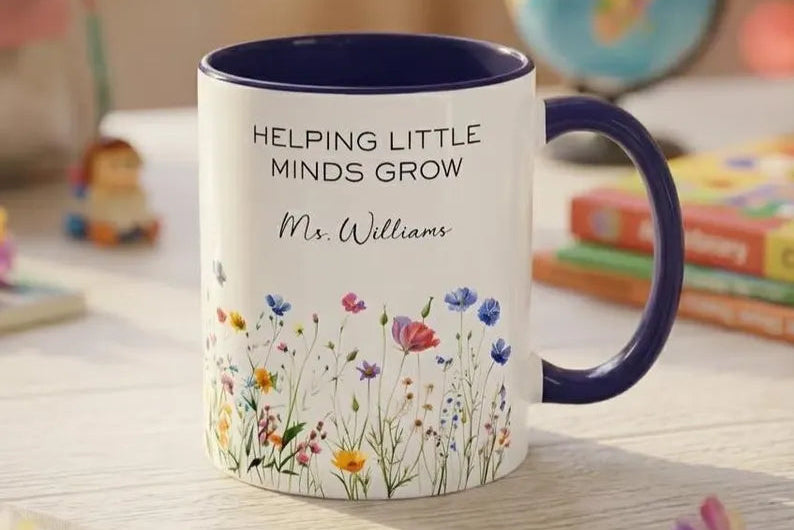 Custom Teacher Gift for First Day of School - Personalized Teacher Mug JOVILO