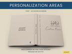 Personalized 80th Birthday Guest Book Custom Birthday Message Book Gift JOVILO