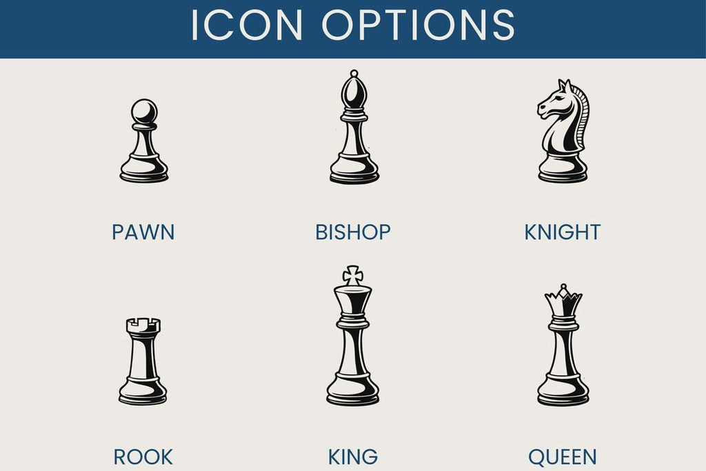 Personalized Chess Notebook - Custom Name & Chess Piece - JOVILO