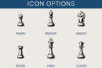 Personalized Chess Notebook - Custom Name & Chess Piece - JOVILO