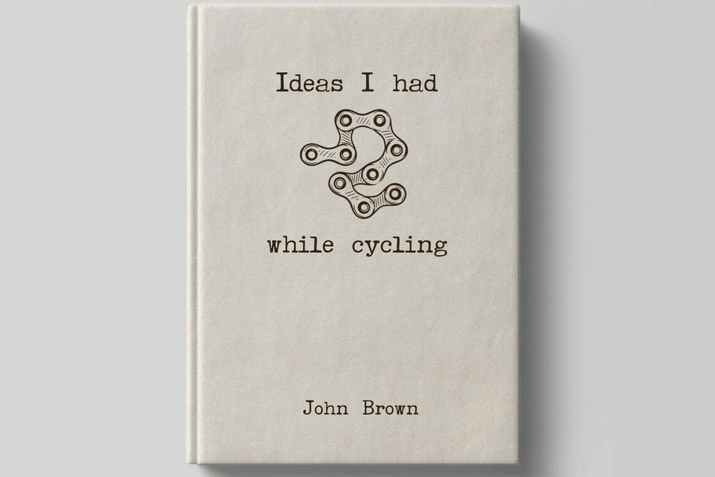 Personalized Cycling Journal/Notebook – Custom Name Gift for Cyclist - JOVILO