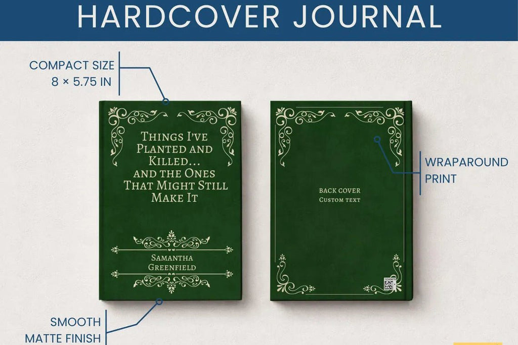 Personalized Garden Journal – Custom Name Gardening Diary for Plant Lovers - JOVILO