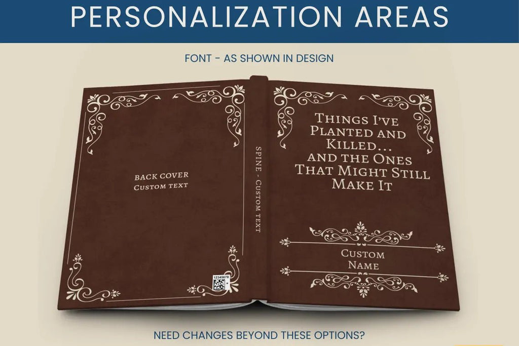 Personalized Garden Journal – Custom Name Gardening Diary for Plant Lovers - JOVILO