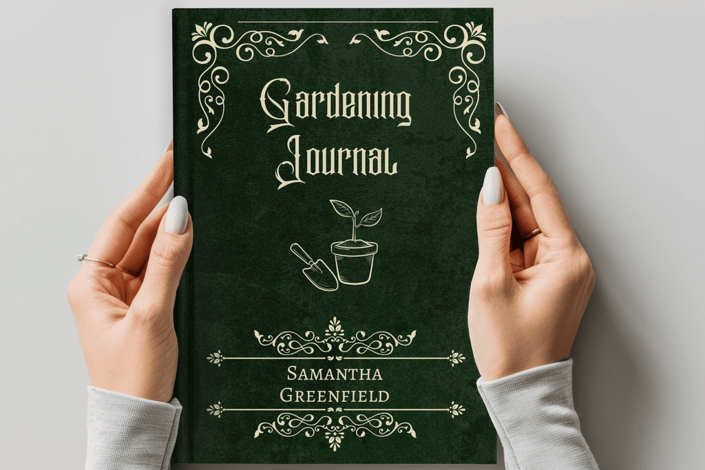 Personalized Garden Journal/Notebook – Custom Name Gardening Diary - JOVILO