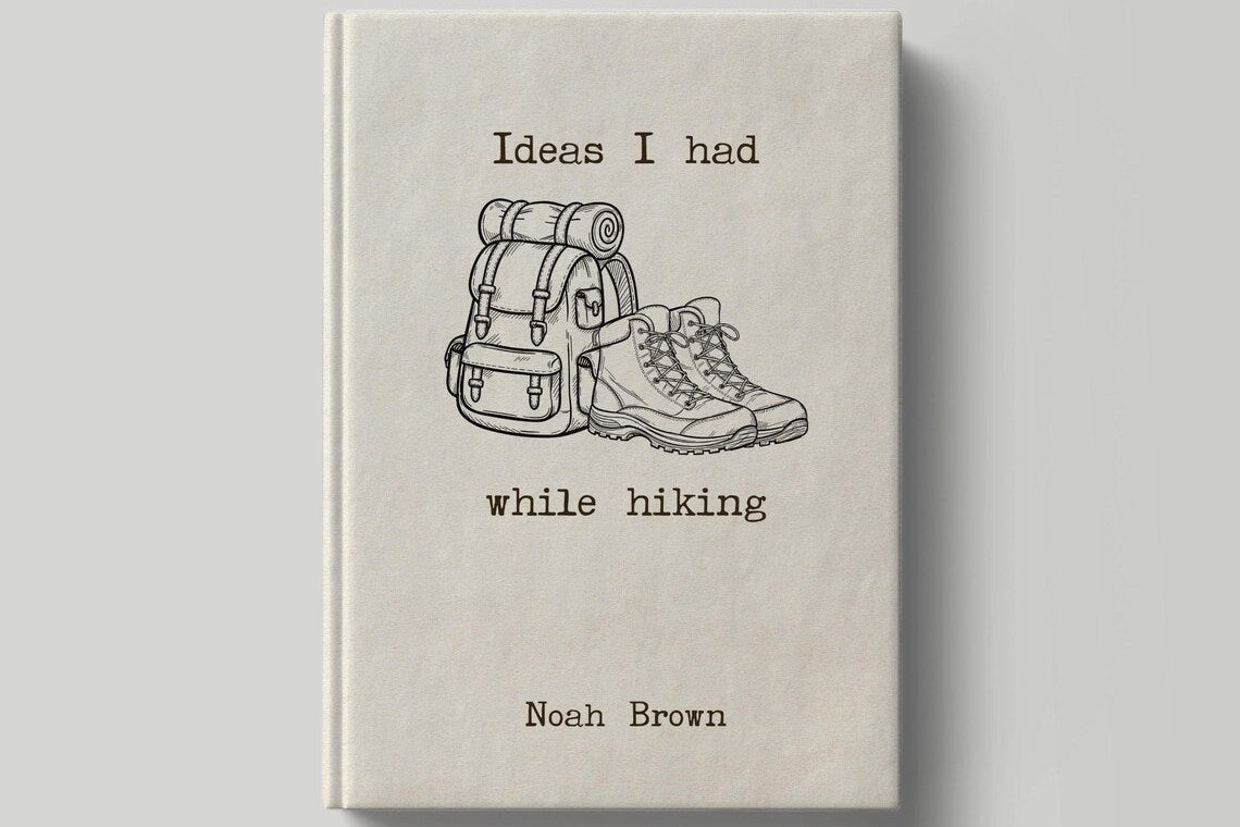 Personalized Hiking Journal – Custom Name Gift for Hiker - JOVILO