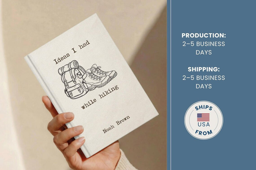 Personalized Hiking Journal – Custom Name Gift for Hiker - JOVILO