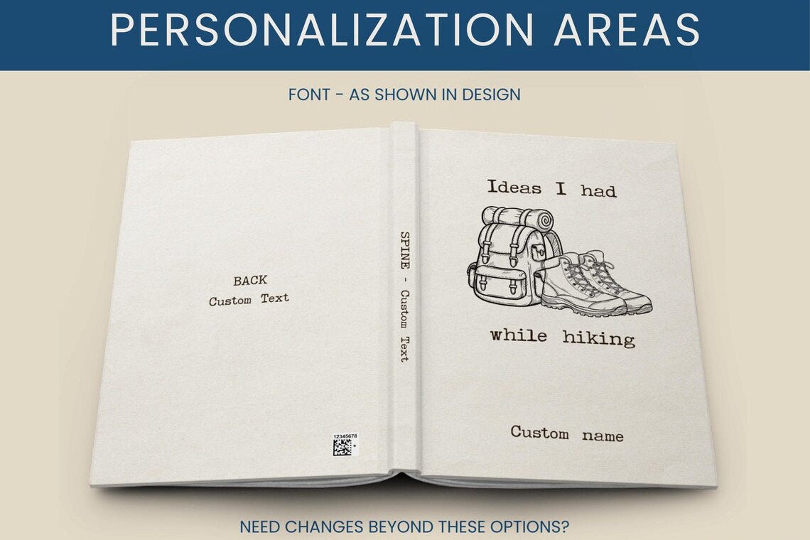 Personalized Hiking Journal – Custom Name Gift for Hiker - JOVILO