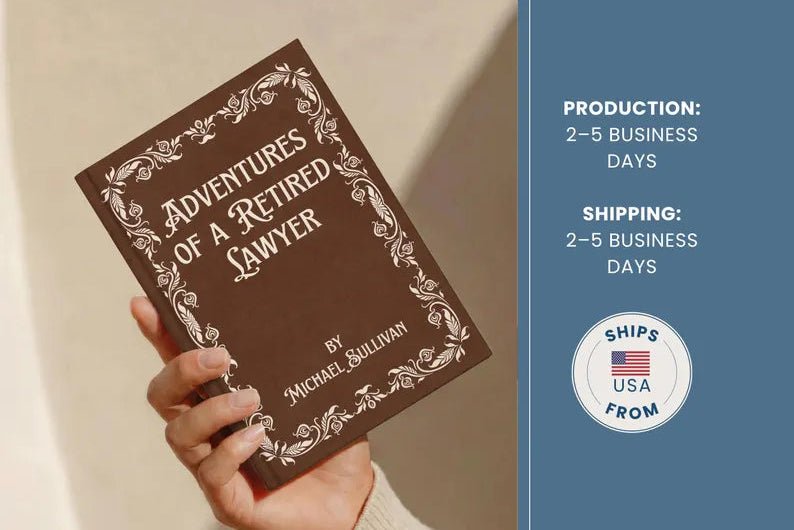 Personalized Journal for Retiring Lawyer - Unique Gift Idea for Retiring Attorney - JOVILO