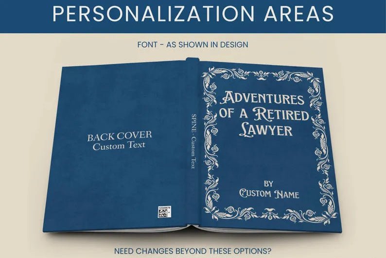 Personalized Journal for Retiring Lawyer - Unique Gift Idea for Retiring Attorney - JOVILO