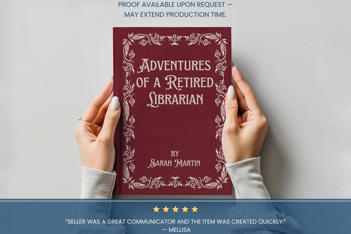 Personalized Journal for Retiring Librarian - Unique Gift Idea for Retiring Librarian from Coworkers - JOVILO