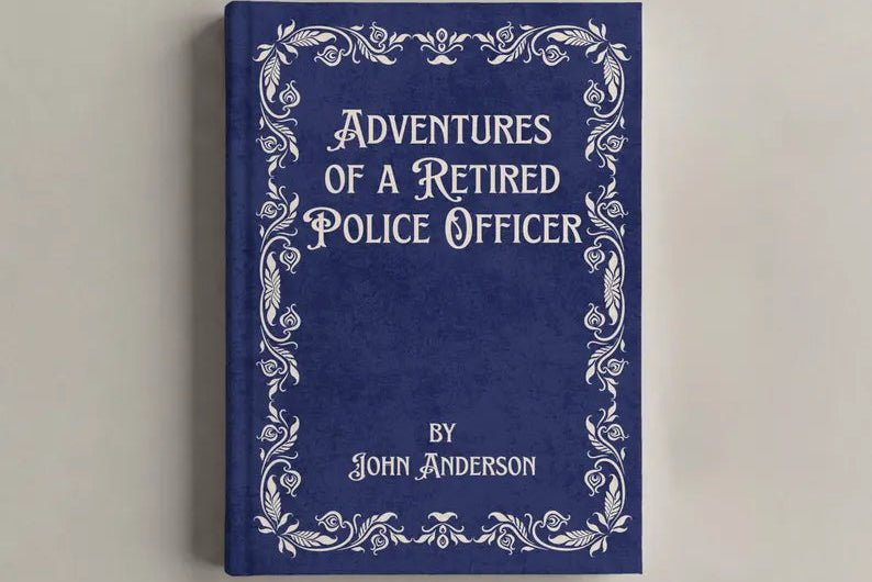 Personalized Journal for Retiring Police Officer - Custom Name Journal for Police Officer - JOVILO
