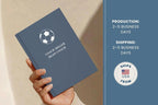 Personalized Tennis Journal - Custom Hardcover Notebook for Players and Coaches - JOVILO