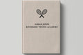 Personalized Tennis Journal - Custom Hardcover Notebook for Players and Coaches - JOVILO