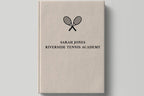 Personalized Tennis Journal - Custom Hardcover Notebook for Players and Coaches - JOVILO