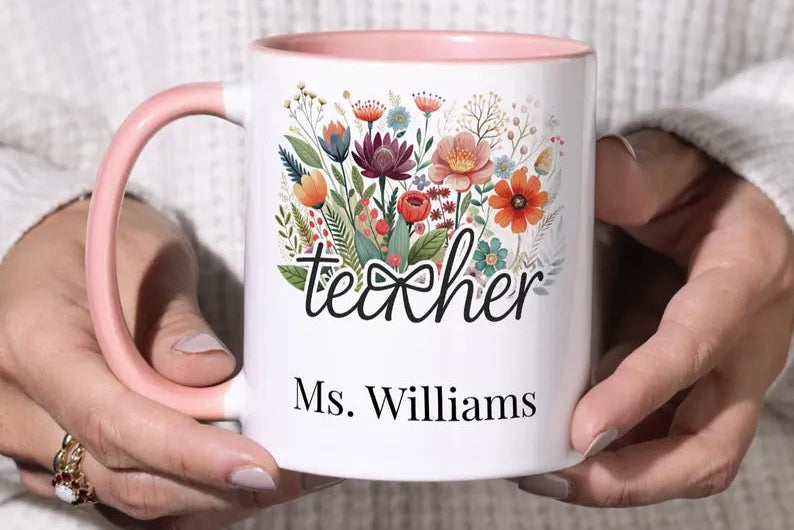 Personalized Teacher Mug - Custom Teacher Gift JOVILO
