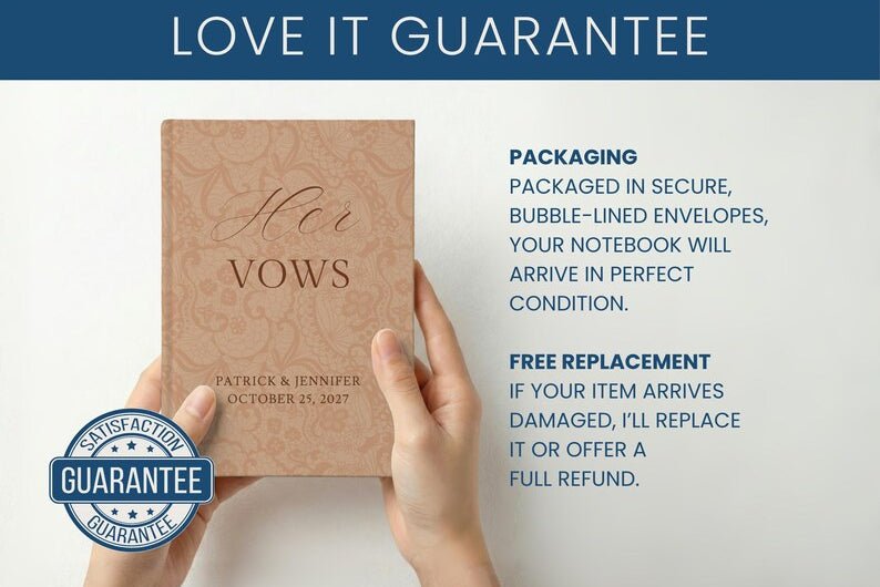 Red Wedding Vow Books for Marriage Ceremony - Personalized His & Hers Hardcover Lace Set - JOVILO