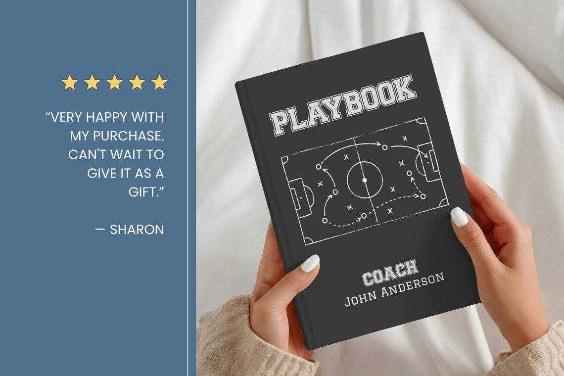 Soccer Coach Notebook - Custom Gift for Soccer Coach - JOVILO