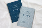 Terracotta Wedding Vow Books for Bride and Groom - Personalized Lace Hardcover Ceremony Set - JOVILO