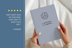 Volleyball Coach Notebook - Personalized Coach Appreciation Journal - JOVILO